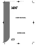 Preview for 1 page of Seg DVRC 600 User Manual