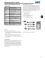 Preview for 41 page of Seg Florenz 55 Operating Instructions Manual