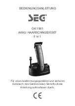 Seg GK 1901 Instruction Manual preview