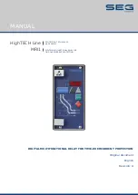 Предварительный просмотр 1 страницы Seg HighTECH Line Manual