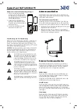 Предварительный просмотр 11 страницы Seg Kyoto Operating Instructions Manual