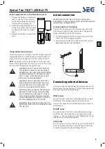 Предварительный просмотр 41 страницы Seg Kyoto Operating Instructions Manual