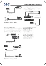 Предварительный просмотр 44 страницы Seg Kyoto Operating Instructions Manual