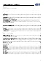 Предварительный просмотр 87 страницы Seg Kyoto Operating Instructions Manual