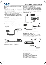 Preview for 65 page of Seg Malaga Operating Instructions Manual