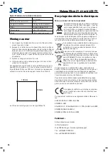 Preview for 77 page of Seg Malaga Operating Instructions Manual