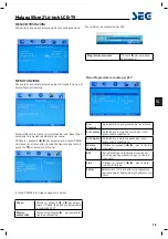 Preview for 94 page of Seg Malaga Operating Instructions Manual