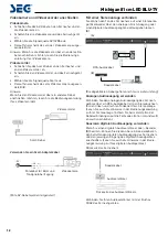 Предварительный просмотр 13 страницы Seg MICHIGAN Operating Instructions Manual