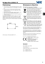 Предварительный просмотр 32 страницы Seg MICHIGAN Operating Instructions Manual