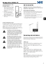 Предварительный просмотр 44 страницы Seg MICHIGAN Operating Instructions Manual