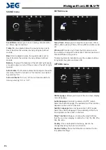 Предварительный просмотр 59 страницы Seg MICHIGAN Operating Instructions Manual