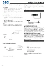 Предварительный просмотр 109 страницы Seg MICHIGAN Operating Instructions Manual