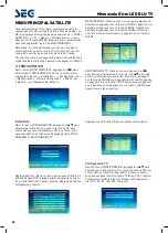 Предварительный просмотр 84 страницы Seg Minnesota Operating Instructions Manual