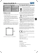 Preview for 89 page of Seg Minnesota Operating Instructions Manual