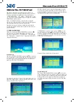 Preview for 114 page of Seg Minnesota Operating Instructions Manual