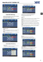 Preview for 32 page of Seg Nizza Operating Instructions Manual