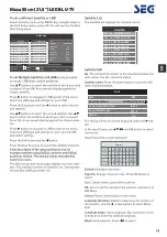 Preview for 62 page of Seg Nizza Operating Instructions Manual