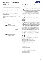 Предварительный просмотр 76 страницы Seg Nizza Operating Instructions Manual