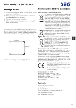 Preview for 109 page of Seg Nizza Operating Instructions Manual