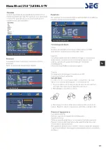 Preview for 140 page of Seg Nizza Operating Instructions Manual