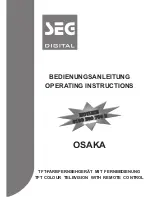 Preview for 1 page of Seg osaka Operating Instructions Manual