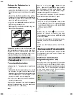 Preview for 12 page of Seg osaka Operating Instructions Manual