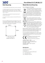 Предварительный просмотр 73 страницы Seg Pisa-A Operating Instructions Manual