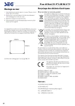 Предварительный просмотр 103 страницы Seg Pisa-A Operating Instructions Manual