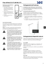 Preview for 112 page of Seg Pisa-A Operating Instructions Manual