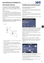 Предварительный просмотр 118 страницы Seg Pisa-A Operating Instructions Manual