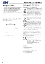 Предварительный просмотр 133 страницы Seg Pisa-A Operating Instructions Manual