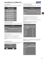 Preview for 23 page of Seg Pisa-B Operating Instructions Manual