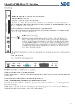 Preview for 7 page of Seg Portofino Operating Instructions Manual