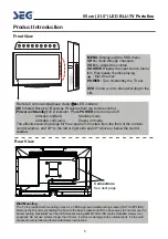 Предварительный просмотр 42 страницы Seg Portofino Operating Instructions Manual