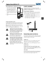 Предварительный просмотр 43 страницы Seg Virginia Operating Instructions Manual