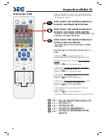 Предварительный просмотр 70 страницы Seg Virginia Operating Instructions Manual