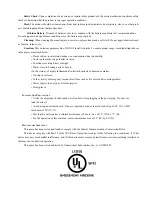 Предварительный просмотр 6 страницы Sega 999-0921 Owner'S Manual