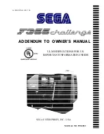 Предварительный просмотр 2 страницы Sega F355 Challenge Addendum To Owner'S Manual