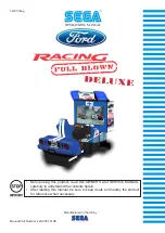 Sega Ford Racing Full Blown Deluxe Operation Manual preview