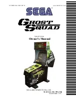 Preview for 1 page of Sega Ghost Squad Owner'S Manual