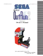 Sega OutRun2 Owner'S Manual preview