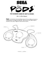 Sega PODS User Manual preview