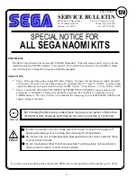 Preview for 6 page of Sega ROYAL RUMBLE Installation & Service Manual