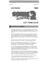 Sega Sonic 2 The Hedgehog 78-527 Instruction Manual preview