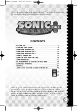 Preview for 3 page of Sega SONIC PLUS Manual