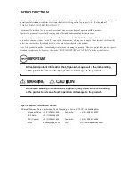 Preview for 4 page of Sega TARGET BRAVO Operators & Service Manual