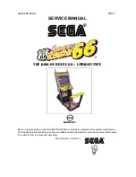 Preview for 1 page of Sega THE KING OF ROUTE 66 Service Manual