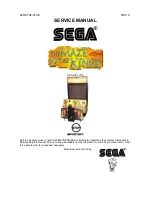 Sega The Maze of the Kings Service Manual preview