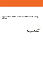 Segen Solar EPM Plus 5G Quick Setup Manual предпросмотр