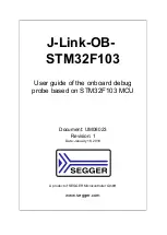 Segger J-Link-OB-STM32F103 User Manual preview